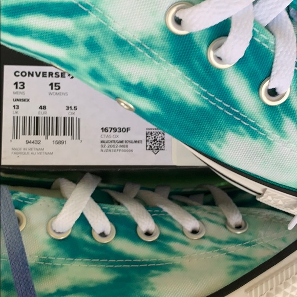 CONVERSE CTAS OX MALACHITE/GAME ROYAL/WHITE MEN’S - Picture 16 of 16